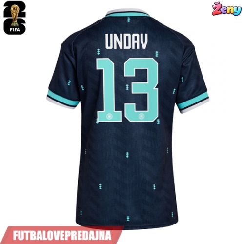 Lacne Ženy Futbalové dres Nemecko Deniz Undav #13 MS 2026 Krátky Rukáv - Preč